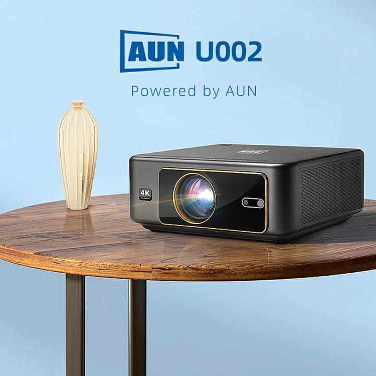 AUN U002 1920x1080P 970ANSI Android 12 Home Theater Smart Projector, US Plug, UK Plug, AU Plug, EU Plug – Bluetooth, 4K