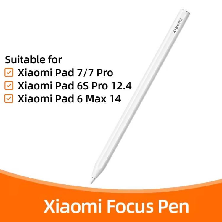 Original Xiaomi Focus Stylus Pen for Xiaomi Pad 6 Max 14 / Pad 6S Pro 12.4 / Pad 7 / Pad 7 Pro / Pad 7 Ultra / Pad 7S Pro 12.5, Stylus Pen For Xiaomi Pad 6 Max 14 / Pad 6S Pro 12.4 / Pad 7 / Pad 7 Pro (White) – Durable Build, Easy to Use