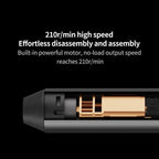 Original Xiaomi Youpin DUKA E1 Electric Screwdriver Set, E1 – Magnetic, Aluminum Alloy