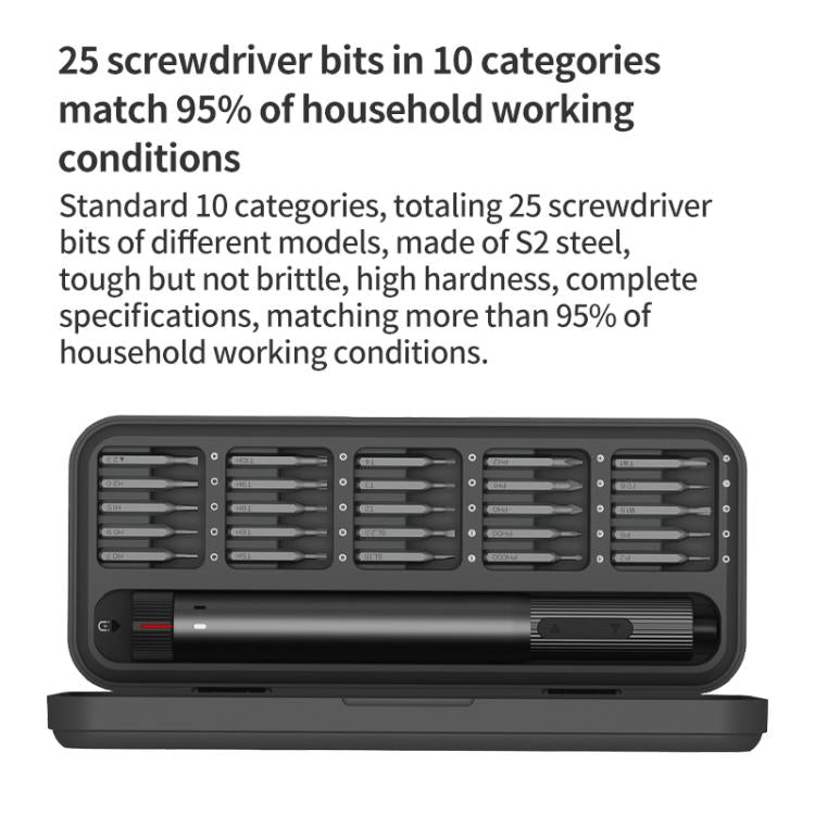 Original Xiaomi Youpin DUKA E2 Electric Screwdriver Set, E2 – Magnetic, Aluminum Alloy