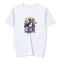 Boy Printed Round Neck Modal Short Sleeve T-shirt Print On Your Demand, POD T-Shirt, S, S, POD T-Shirt, M POD T-Shirt, S White