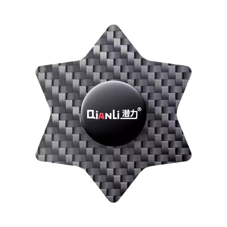 Qianli High Toughness Multifunctional Carbon Fiber Prying Tool, Pentagon Shaped, Hexagon Shaped, Triangular shaped, Pentagram Shaped, Hexagram Shaped, Peanut shaped, Business Card Shaped, Reinforced Corner Style – Magnetic, Ultra-thin Hexagram Shaped
