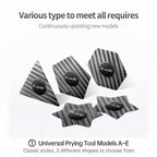 Qianli High Toughness Multifunctional Carbon Fiber Prying Tool, Pentagon Shaped, Hexagon Shaped, Triangular shaped, Pentagram Shaped, Hexagram Shaped, Peanut shaped, Business Card Shaped, Reinforced Corner Style