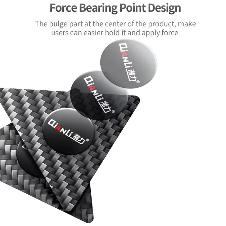 Qianli High Toughness Multifunctional Carbon Fiber Prying Tool, Pentagon Shaped, Hexagon Shaped, Triangular shaped, Pentagram Shaped, Hexagram Shaped, Peanut shaped, Business Card Shaped, Reinforced Corner Style
