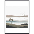 Scenery Decorative Painting with PS Frame Print On Your Demand, 15x20cm, 20x20cm, 30x30cm, 40x40cm, 50x50cm, 60x60cm, 70x70cm, 80x80cm, 90x90cm 15x20cm