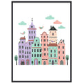 Castle Decorative Painting with PS Frame Print On Your Demand, 15x20cm, 20x20cm, 30x30cm, 40x40cm, 50x50cm, 60x60cm, 70x70cm, 80x80cm, 90x90cm 15x20cm