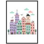 Castle Decorative Painting with PS Frame Print On Your Demand, 15x20cm, 20x20cm, 30x30cm, 40x40cm, 50x50cm, 60x60cm, 70x70cm, 80x80cm, 90x90cm 15x20cm