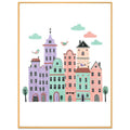 Castle Decorative Painting with Aluminum Alloy Frame Print On Your Demand, 15x20cm, 20x20cm, 30x30cm, 40x40cm, 50x50cm, 60x60cm, 70x70cm, 80x80cm, 90x90cm 15x20cm