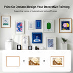 Child Drawing Decorative Painting with Aluminum Alloy Frame Print On Your Demand, 15x20cm, 20x20cm, 30x30cm, 40x40cm, 50x50cm, 60x60cm, 70x70cm, 80x80cm, 90x90cm