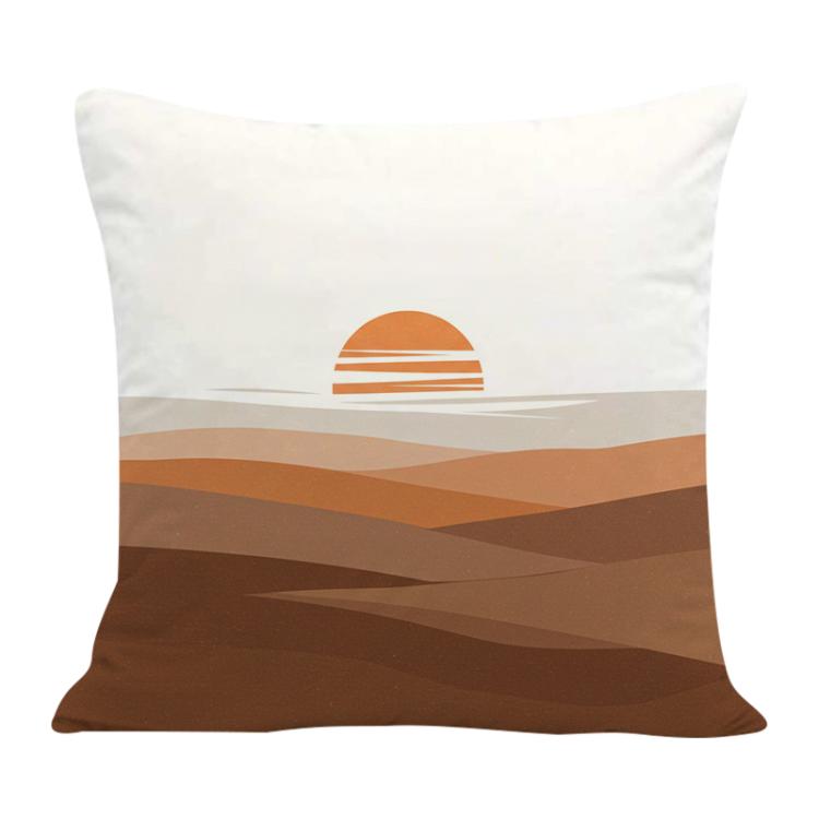 Sunset Printed Sofa Pillow Case No Core Print On Your Demand, 35x35cm, 40x40cm, 45x45cm – Durable Build, Easy to Use 45x45cm Dutch Velvet