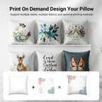 Clouds Printed Sofa Pillow Case No Core Print On Your Demand, 35x35cm, 40x40cm, 45x45cm