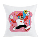 Pink Boy Printed Sofa Pillow Case No Core Print On Your Demand, 50x50cm, 60x60cm 50x50cm Short Plush
