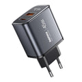REMAX U2-AC 45W USB and Type-C GaN Digital Display Fast Charger, EU Plug, UK Plug EU Plug