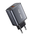 REMAX U2-AC 67W USB and Type-C GaN Digital Display Fast Charger, EU Plug, UK Plug EU Plug