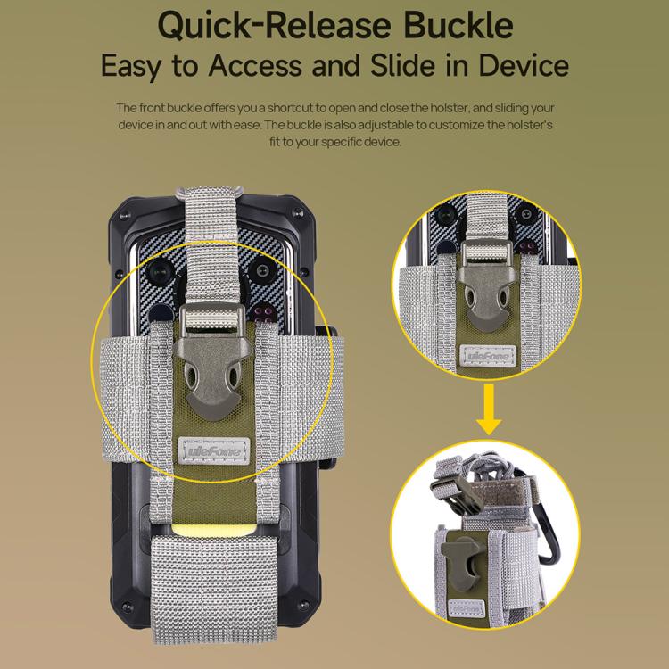 Ulefone Armor Holster Multi-Purpose Phone Pouch Waist Bag – Durable Build, Easy to Use