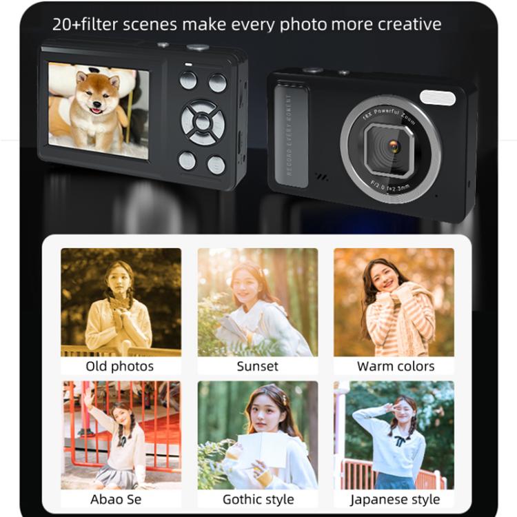 DC15 2.4 inch 18X Digital Zoom Camera 4K HD Video 64MP Shooting – 4K