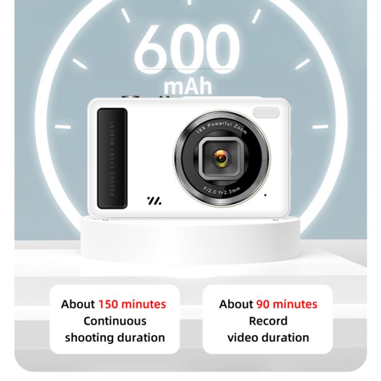 DC15 2.4 inch 18X Digital Zoom Camera 4K HD Video 64MP Shooting – 4K