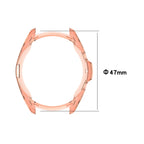 Electroplating Hollow Half-pack TPU Protective Case, For Samsung Galaxy Watch 3 41mm, For Samsung Galaxy Watch 3 45mm