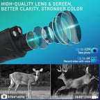 NVG07S Outdoor 4K 1.39 inch OLED Round Screen Monocular Head-mounted Infrared Night Vision Device