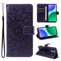 Embossed Sunflower Pattern Flip Leather Phone Case – Wear-resistant, Lanyard, Card Slot, For vivo Y05 4G / vivo Y21 5G 2026, For vivo V70 FE 5G, For vivo V70 5G Global / V70 Elite 5G