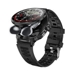 D11 1.46 inch 2 in 1 Bluetooth Earphone Smart Watch, Support Bluetooth Call / NFC / Heart Rate, D11 (Black), D11 (Green) D11 (Black) Black