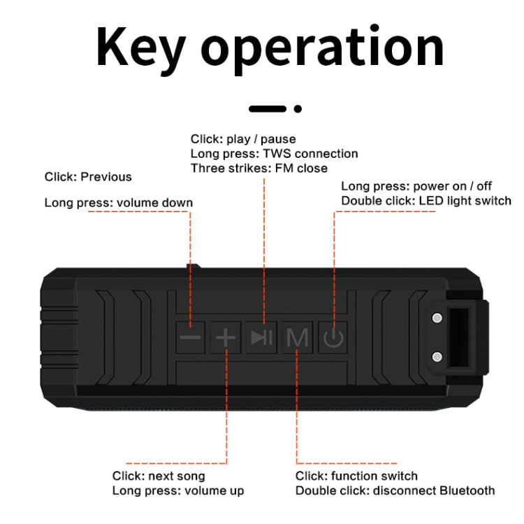X8 Bluetooth Speaker – Waterproof