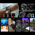 LF37 2.1 inch BT Call Smart Watch, Support Blood Oxygen / Heart Rate / Female Menstrual