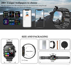 LF37 2.1 inch BT Call Smart Watch, Support Blood Oxygen / Heart Rate / Female Menstrual