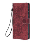 Mandala Embossed Retro Frosted Leather Phone Case, For iPhone XS Max, For iPhone 7 Plus / 8 Plus