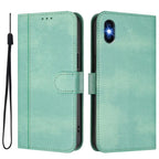 Line Splicing Buckle Retro Leather Phone Case, For iPhone X / XS, For iPhone XR, For iPhone XS Max
