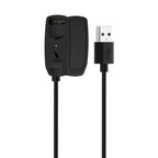 xDfind USB-A Port Watch Charger Charging Clip With Data Function, Length: 1m, For Garmin Descent G2 / G1