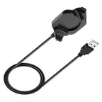 USB-A Port Smart Watch Charging Cable with Cradle Charger – Fast Charging, Data Transmission, TPU, For Garmin Forerunner 920XT