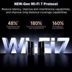 Xiaomi Whole Home Router BE3600 Pro WiFi 7 Bluetooth Mesh Gateway 2.5G Port Dual Band, BE3600 Pro – Bluetooth