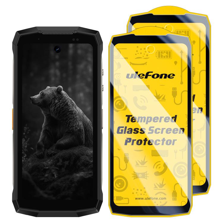 2pcs / Pack Ulefone 9H HD Anti Fingerprint Tempered Glass Screen Protector – Tempered Glass, Screen Protector, For Ulefone Armor 30 / 30 Pro, For Ulefone Armor 34 Pro Projector, For Ulefone Armor X16 / X16 Pro, For Ulefone Armor X32 / X32 Pro 5G For Ulefone Armor mini 20