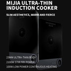 Original Xiaomi Mijia Smart Ultra-thin Induction Cooker 2100W Home Induction Cooker, Mijia Ultra-thin Induction Cooker – Wear-resistant, Ultra-thin