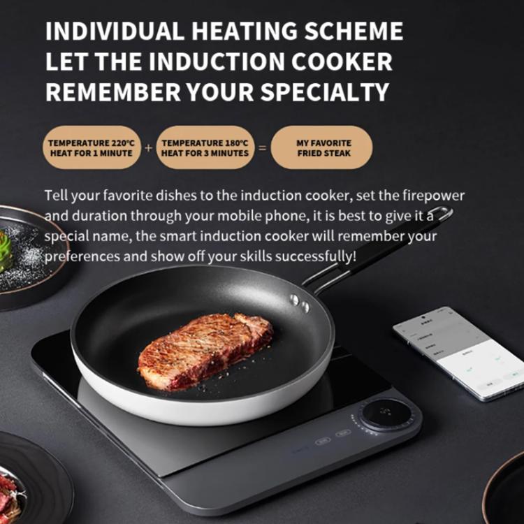 Original Xiaomi Mijia Smart Ultra-thin Induction Cooker 2100W Home Induction Cooker, Mijia Ultra-thin Induction Cooker – Wear-resistant, Ultra-thin