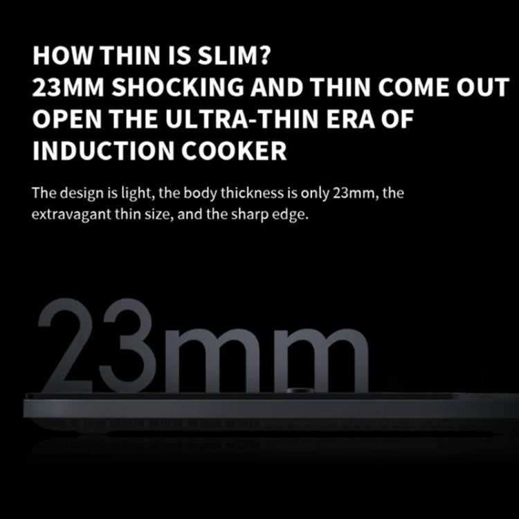 Original Xiaomi Mijia Smart Ultra-thin Induction Cooker 2100W Home Induction Cooker, Mijia Ultra-thin Induction Cooker – Wear-resistant, Ultra-thin