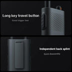 Original Xiaomi Walkie Talkie 3 Chat Version Support 1-5km Intercom Distance, APP Writing Frequency, Walkie Talkie 3 Chat Version