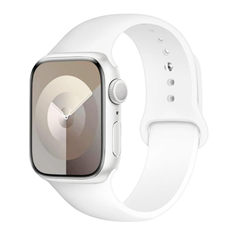 Watch Band – Silicone (46mm) #3 For Apple Watch 46mm 49mm 45mm 44mm White