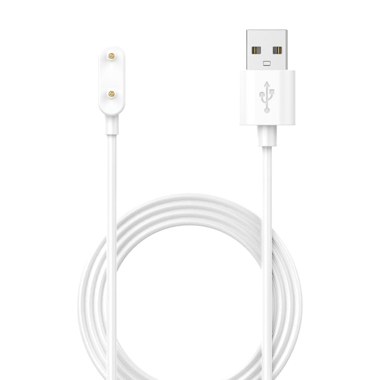 For Huawei Band 10 / 9 / 8 / Watch Fit3 USB Port Magnetic Charging Cable, Length: 1m, USB Port (White), USB Port (Black) – Magnetic, Fast Charging, TPU USB Port (White)