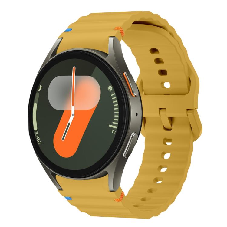 Watch Band – Silicone (Samsung Galaxy Watch FE) For Samsung Galaxy Watch FE 7 6 5 4 Yellow