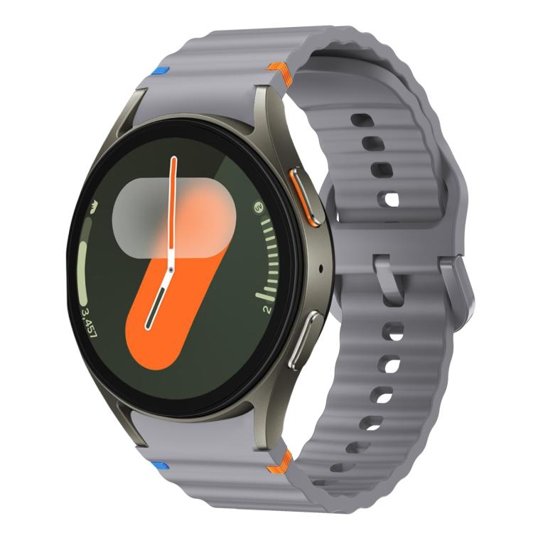 Watch Band – Silicone (Samsung Galaxy Watch FE) For Samsung Galaxy Watch FE 7 6 5 4 Dark Gray