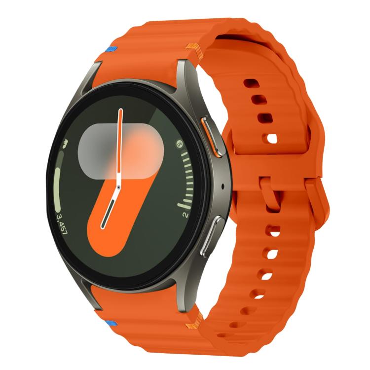 Watch Band – Silicone (Samsung Galaxy Watch FE) For Samsung Galaxy Watch FE 7 6 5 4 Orange
