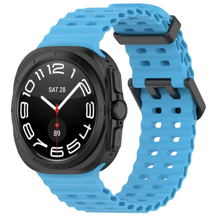 Watch Band – Silicone (Galaxy Watch Ultra2 2026) For Galaxy Watch Ultra2 2026 2025 1 2024 Sky Blue