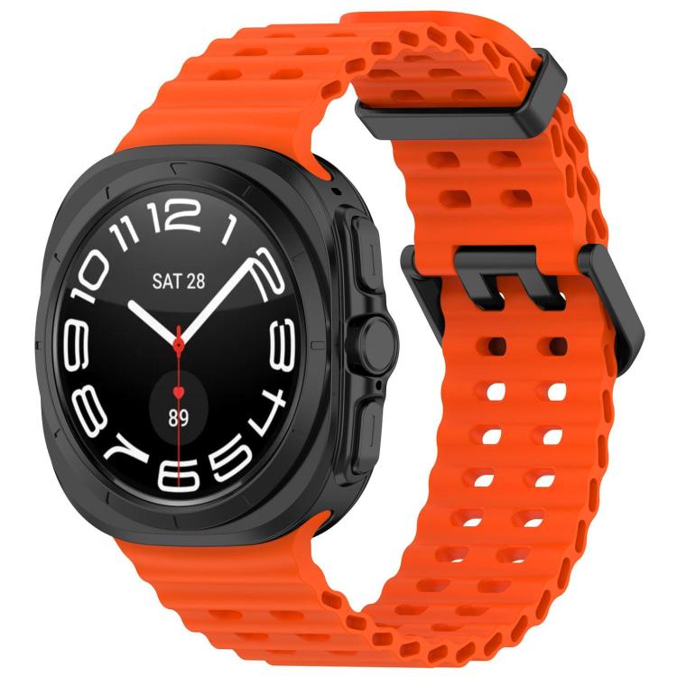 Watch Band – Silicone (Galaxy Watch Ultra2 2026) For Galaxy Watch Ultra2 2026 2025 1 2024 Orange