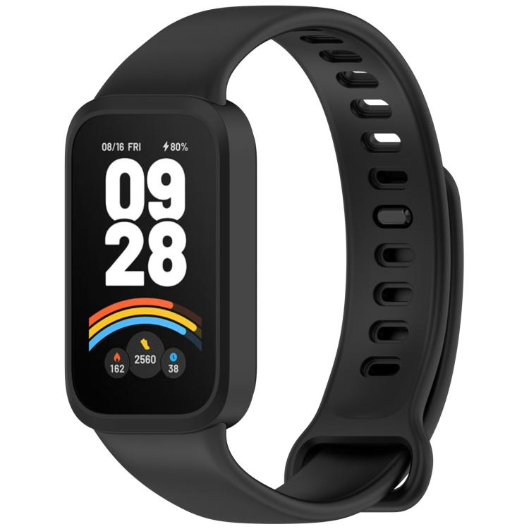 Watch Band – Silicone (Redmi Band 2) For Redmi Band 2 Xiaomi Smart Band 8 Active Black