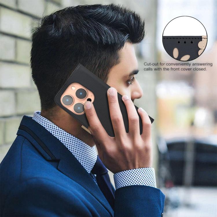Splicing Color Hollow Flower Pattern RFID Leather Phone Case, For iPhone 11 Pro Max, For iPhone 11, For iPhone 11 Pro, For iPhone XR