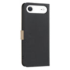 Splicing Color Hollow Flower Pattern RFID Leather Phone Case, For iPhone Air, For iPhone 16 Pro Max, For iPhone 16 Pro, For iPhone 16 Plus