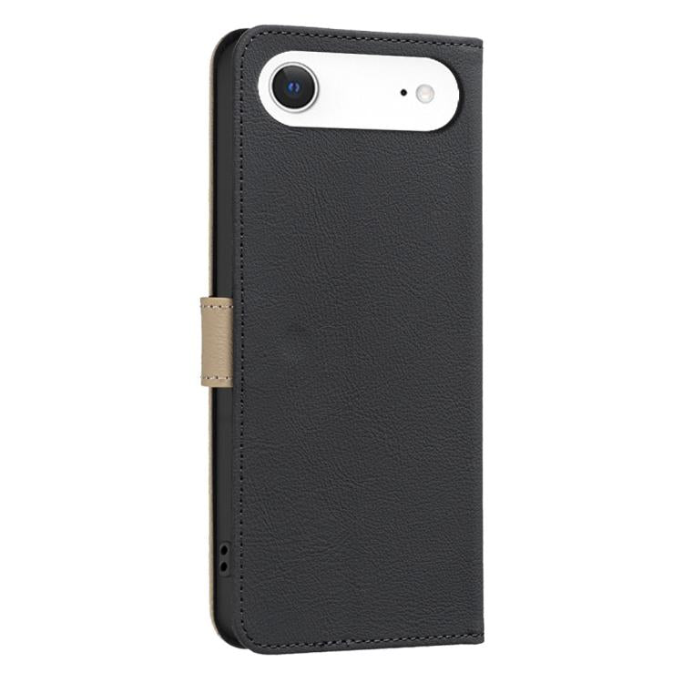 Splicing Color Hollow Flower Pattern RFID Leather Phone Case, For iPhone Air, For iPhone 16 Pro Max, For iPhone 16 Pro, For iPhone 16 Plus