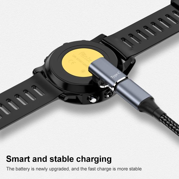 For Garmin Fenix 8 / 7X / vivoactive 6 xDfind Watch Charging Adapter, Straight